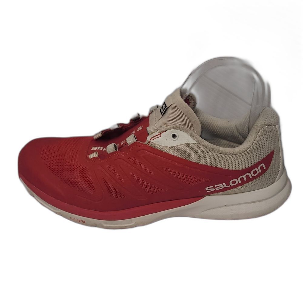 Salomon Sense Pro 2 Trail Running Shoes Womens 7.5 Red & White Outdoor OrthoLite